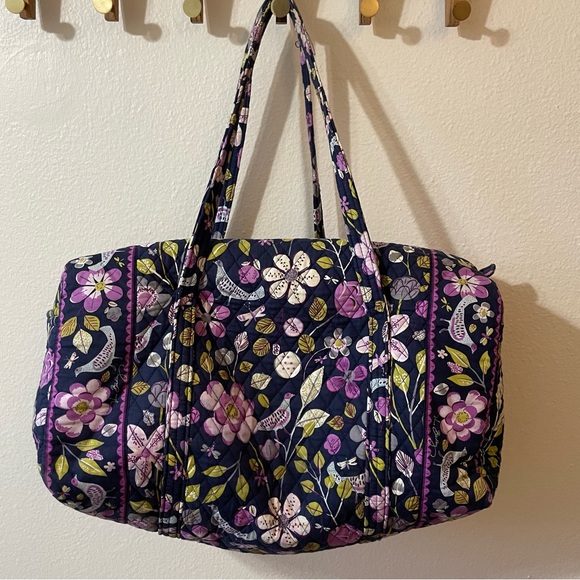 Vera Bradley Handbags - VERA BRADLEY Large Duffle Bag in Floral Nightingale